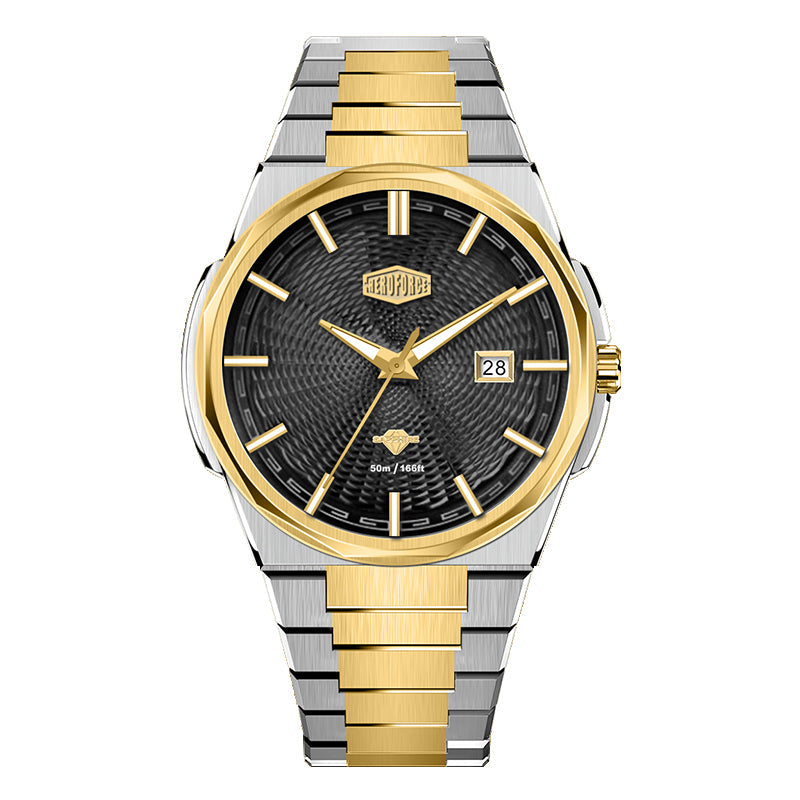 HeroForce 5053A – Luxury Mechanical-Style Watch with Octagonal Bezel Martino Valenti