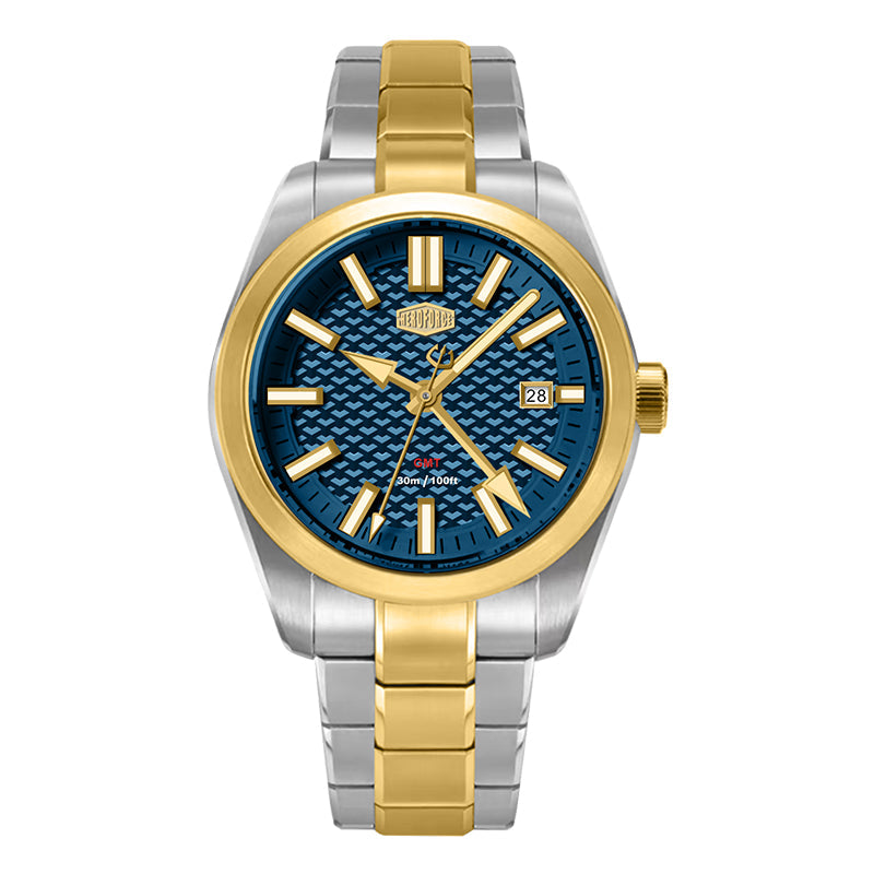 HeroForce 5031 – Luxury Square Analog Watch with Sapphire Glass & Date Display Martino Valenti