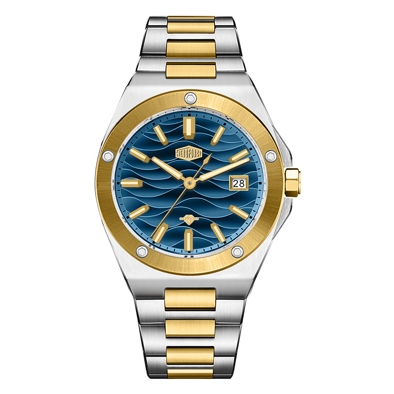 HeroForce 5039 – Luxury Watch - Wave Textured Dial & Sapphire Glass Martino Valenti