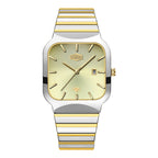 HeroForce 5055GL - Luxury Square Analog Watch with Sapphire Glass & Date Display Martino Valenti