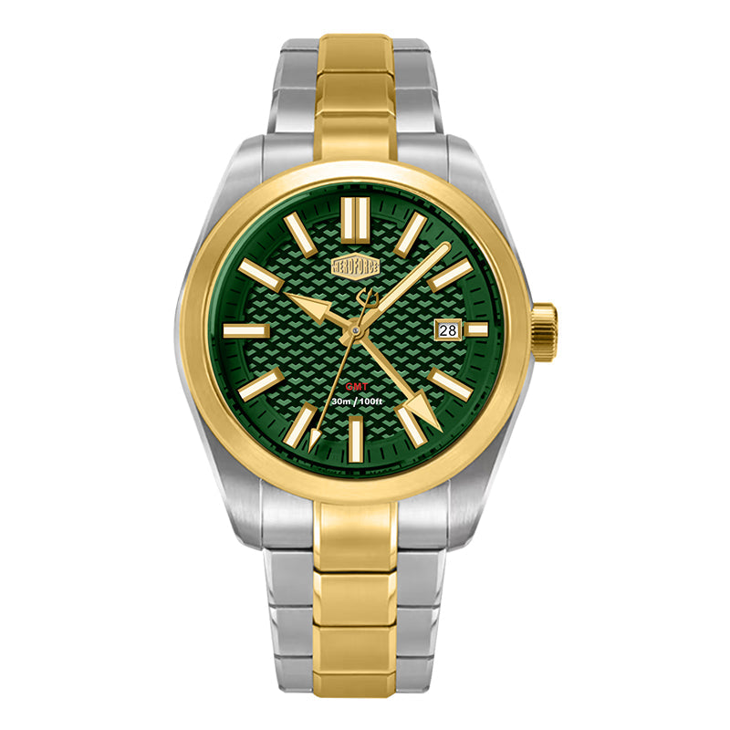 HeroForce 5031 – Luxury Square Analog Watch with Sapphire Glass & Date Display Martino Valenti