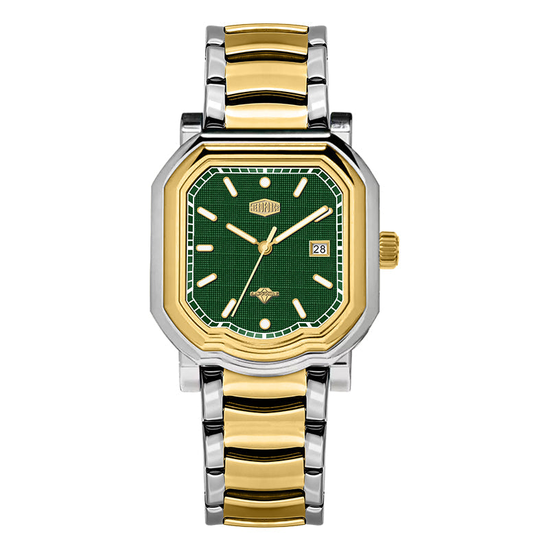 HeroForce 5051S – Men’s Geometric Analog Watch with Textured Dial Martino Valenti