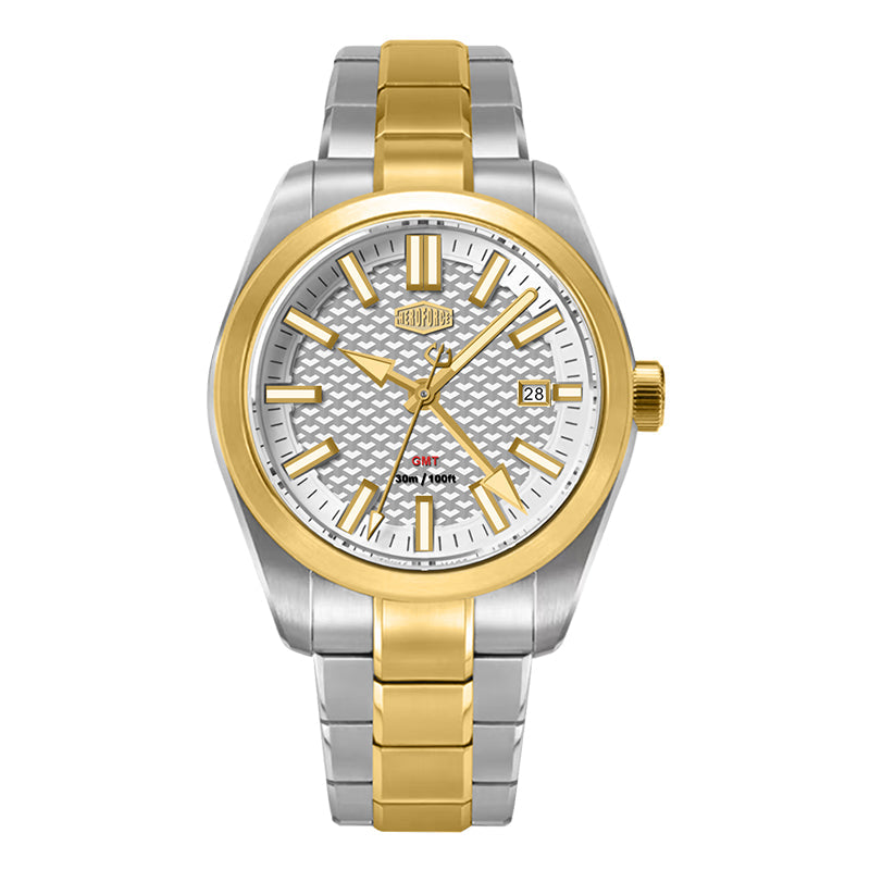 HeroForce 5031 – Luxury Square Analog Watch with Sapphire Glass & Date Display Martino Valenti