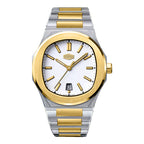 HeroForce 5046 – Luxury Analog Watch with Sunray Dial & Tapered Link Bracelet Martino Valenti