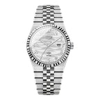HeroForce 5036B - Ocean Wave – Arabic Dial Watch with Fluted Bezel Martino Valenti