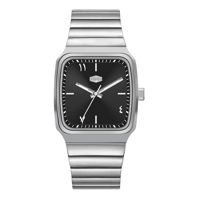 HeroForce 5002 - Heritage Style – Luxury Square Watch with Arabic Numeral Dial Martino Valenti