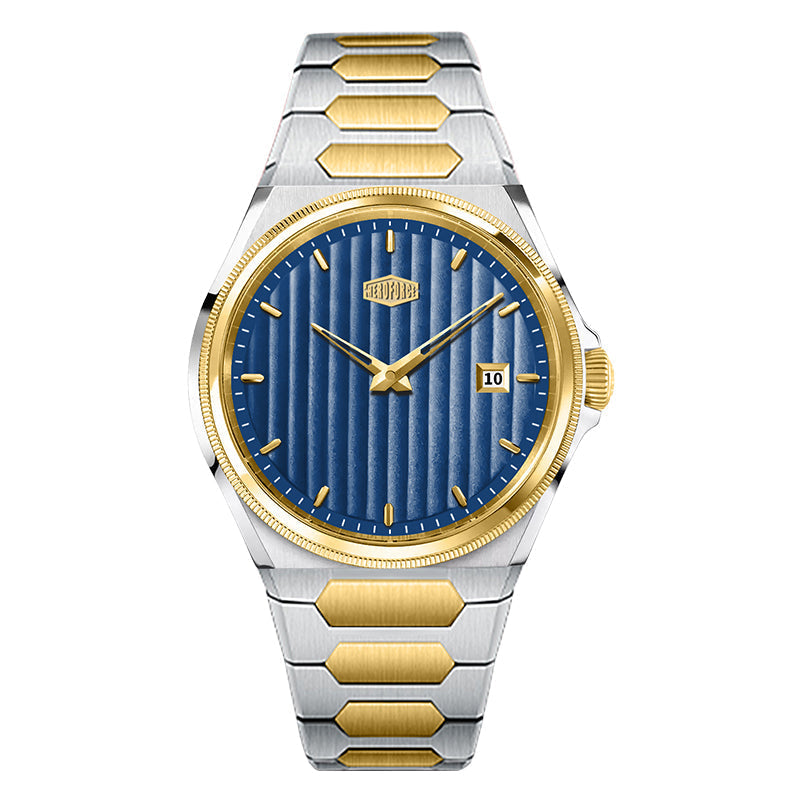 HeroForce 5012 - Luxury Men’s Watch with Pleated Style Dial Martino Valenti