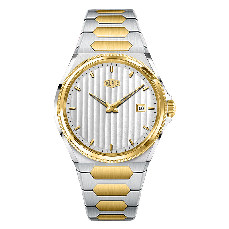 HeroForce 5012 - Luxury Men’s Watch with Pleated Style Dial Martino Valenti