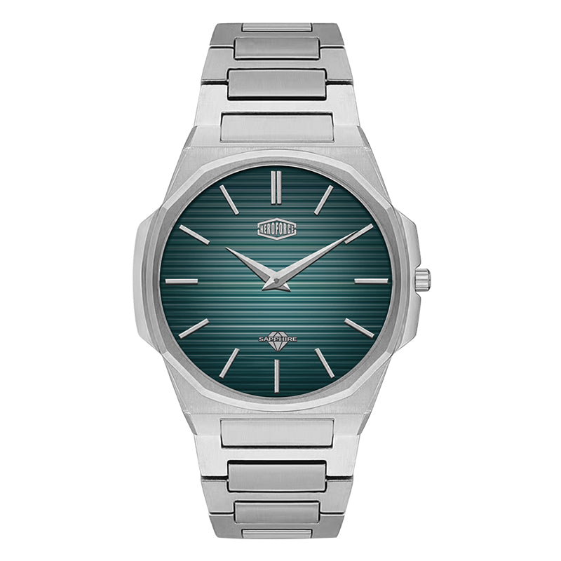 HeroForce 5037A – Luxury Octagonal Watch with Textured Dial Martino Valenti