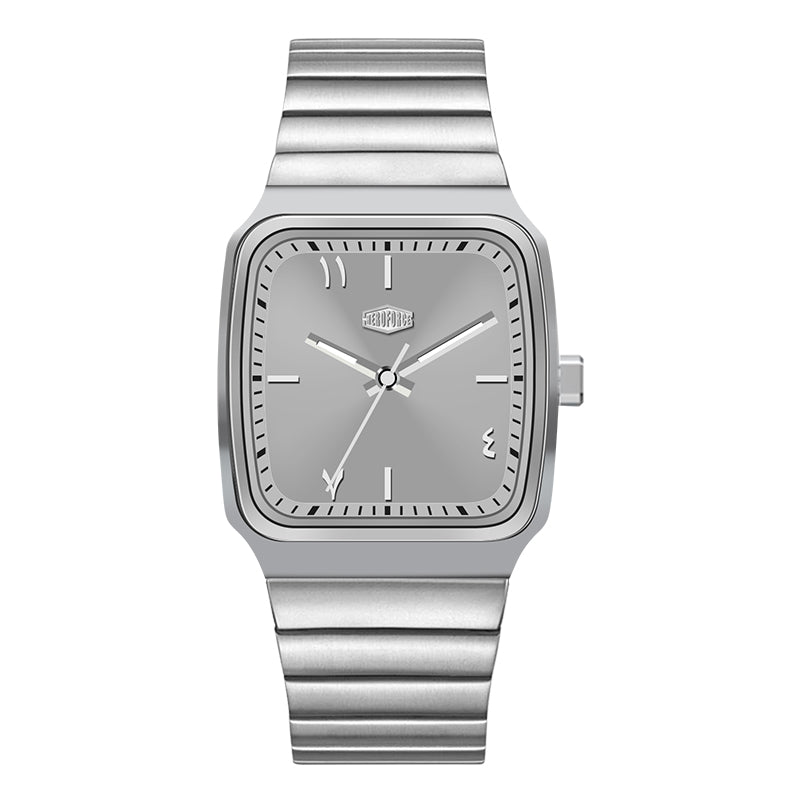 HeroForce 5002 - Heritage Style – Luxury Square Watch with Arabic Numeral Dial Martino Valenti