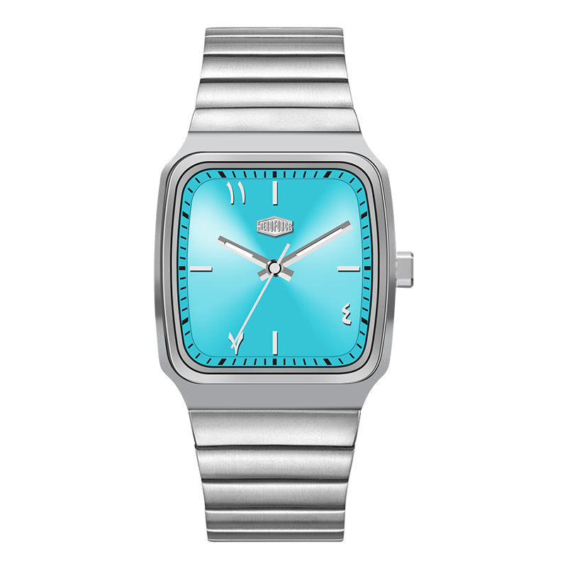 HeroForce 5002 - Heritage Style – Luxury Square Watch with Arabic Numeral Dial Martino Valenti