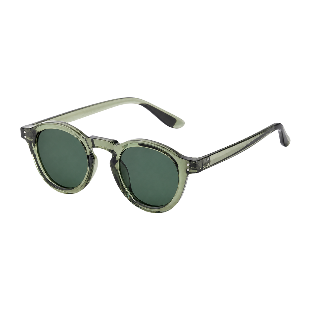 MV Cassius — Round Acetate Sunglasses Green