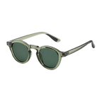 MV Cassius — Round Acetate Sunglasses Green