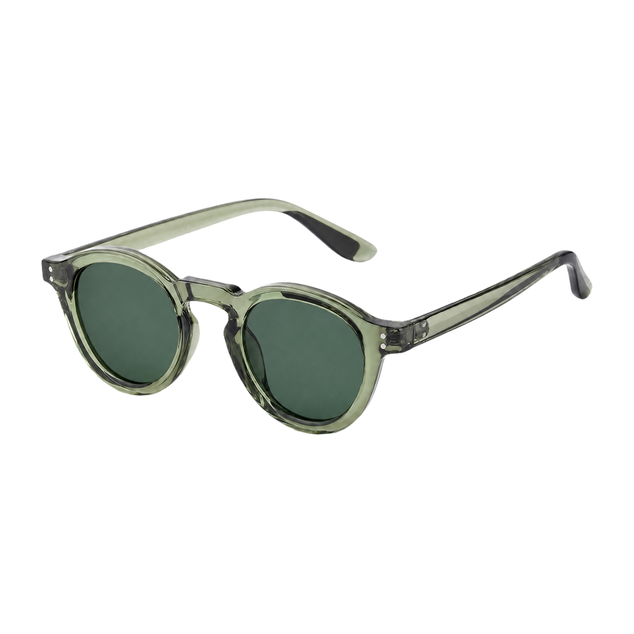 MV Cassius — Round Acetate Sunglasses Green