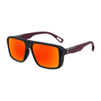 MV Dorian — Square Acetate Sunglasses Black Green 2