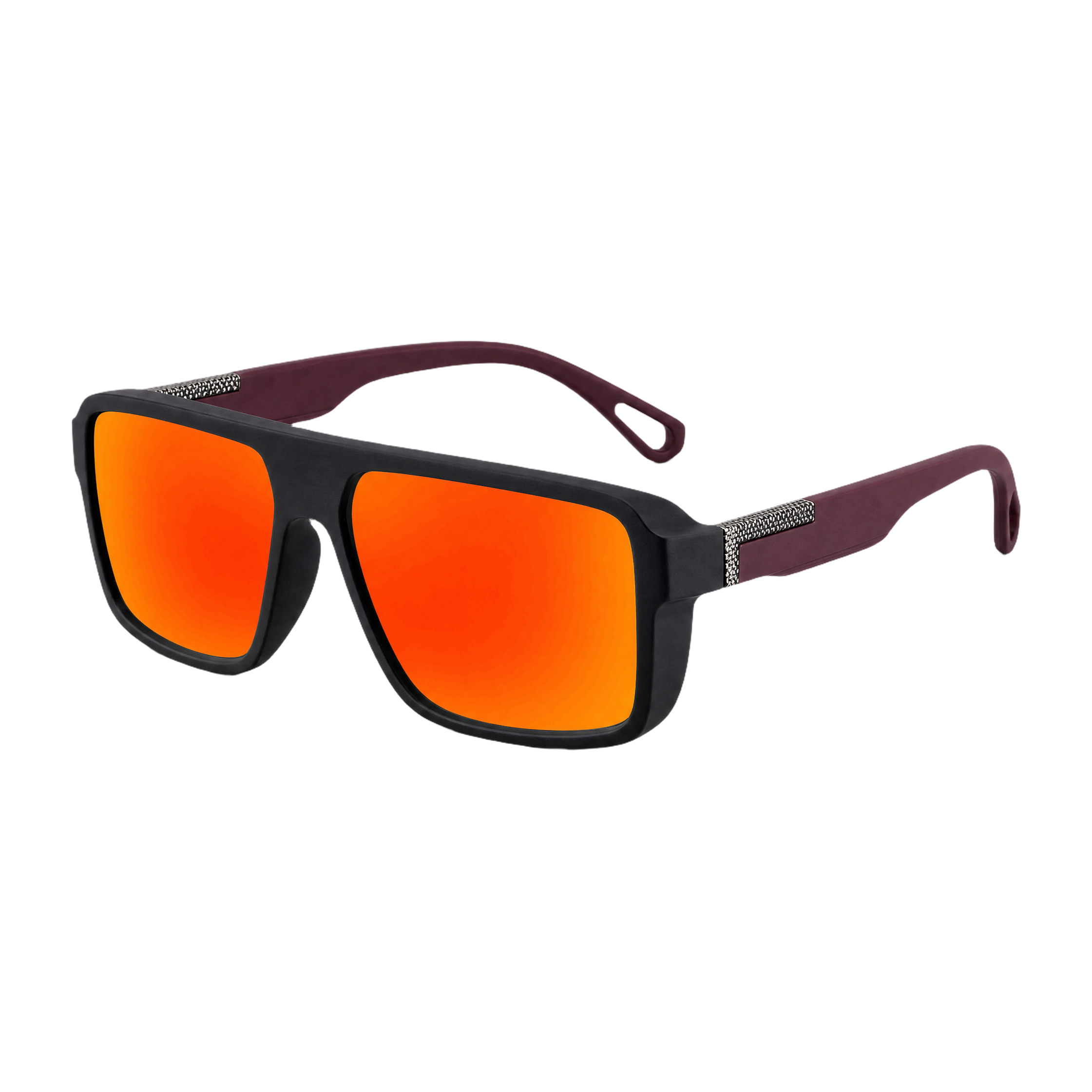MV Dorian — Square Acetate Sunglasses Black Green 2