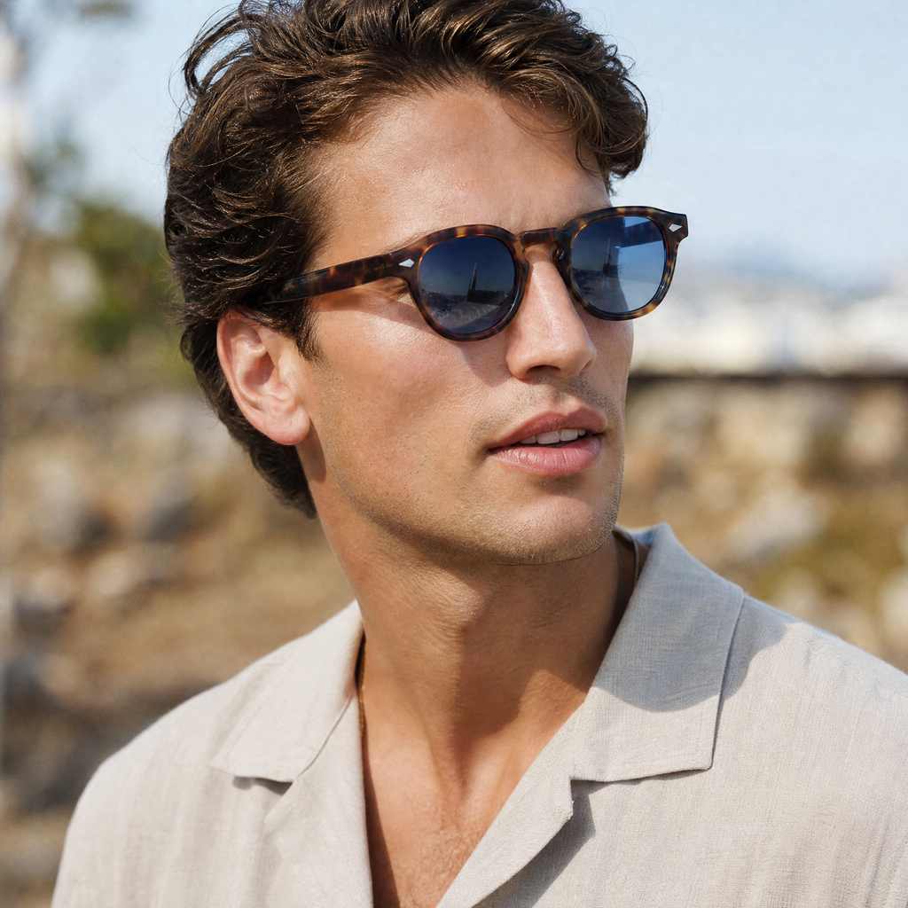 MV Ashford — Round Acetate Sunglasses worn