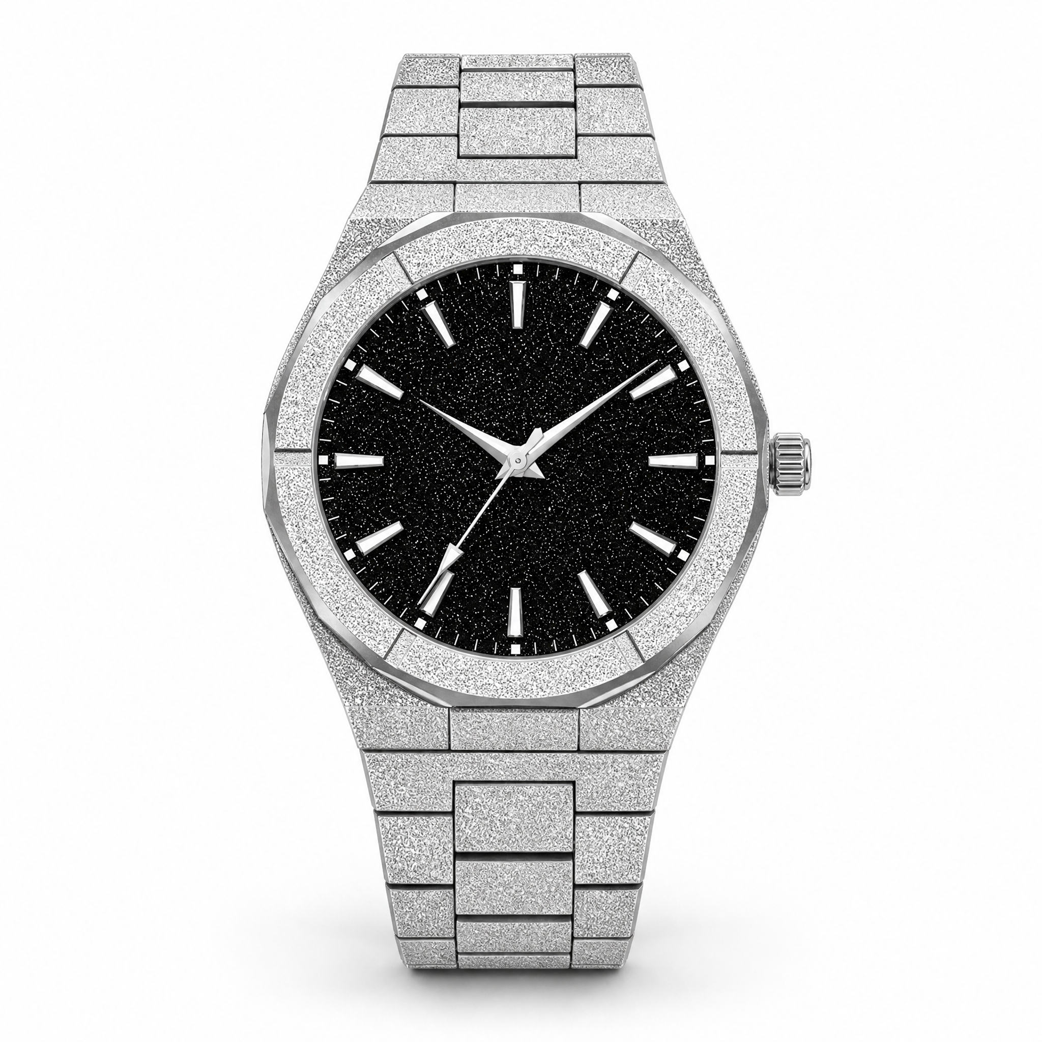STELLARO frosted stardust watch - front