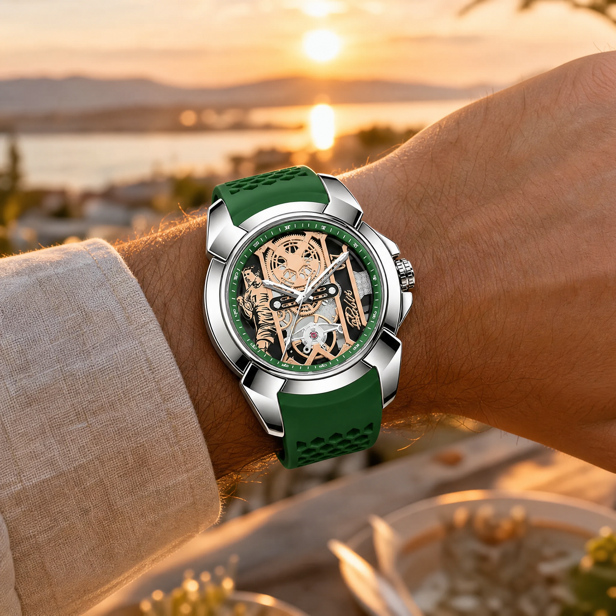 TYGRON wrist golden hour
