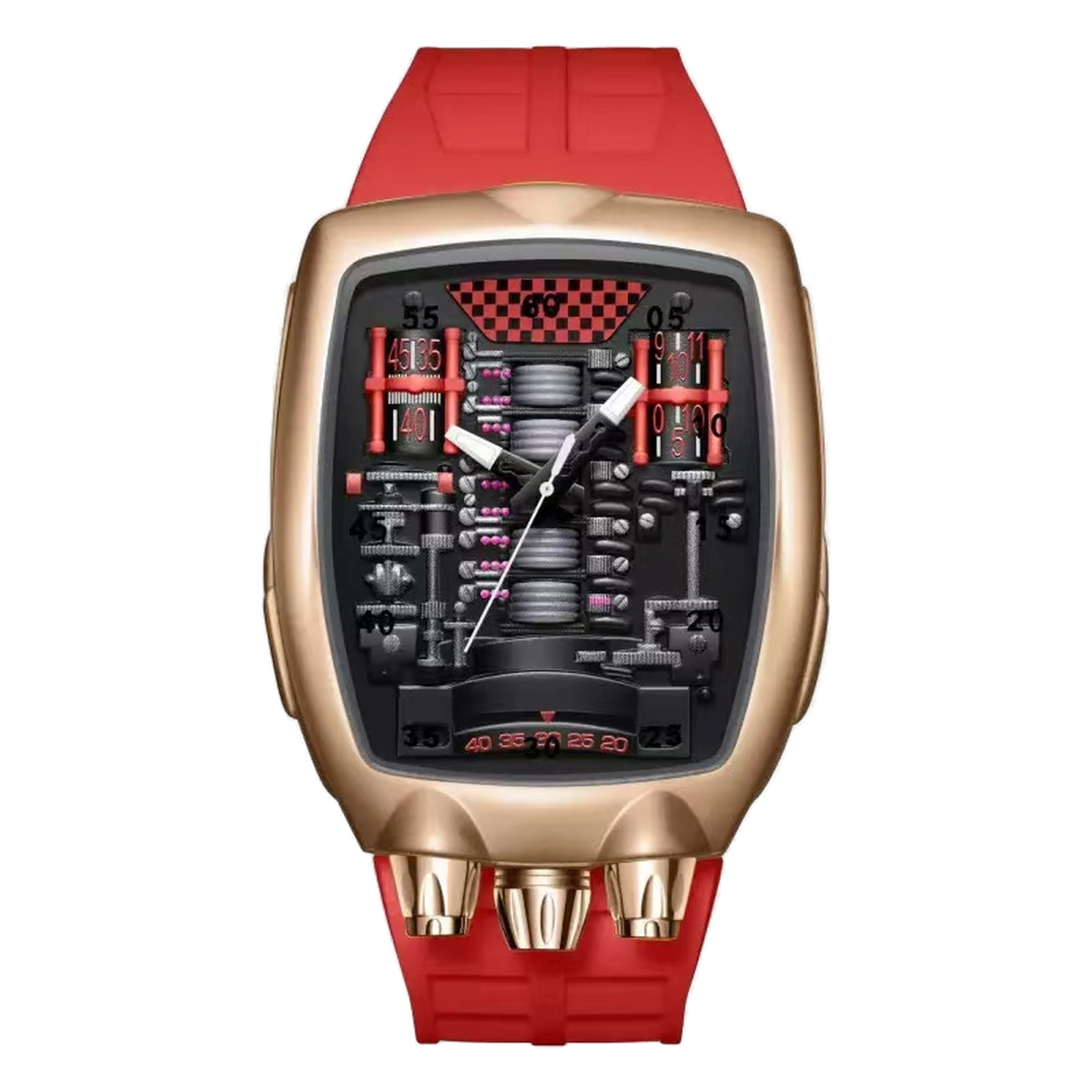 TORVEX Rose Gold / Red