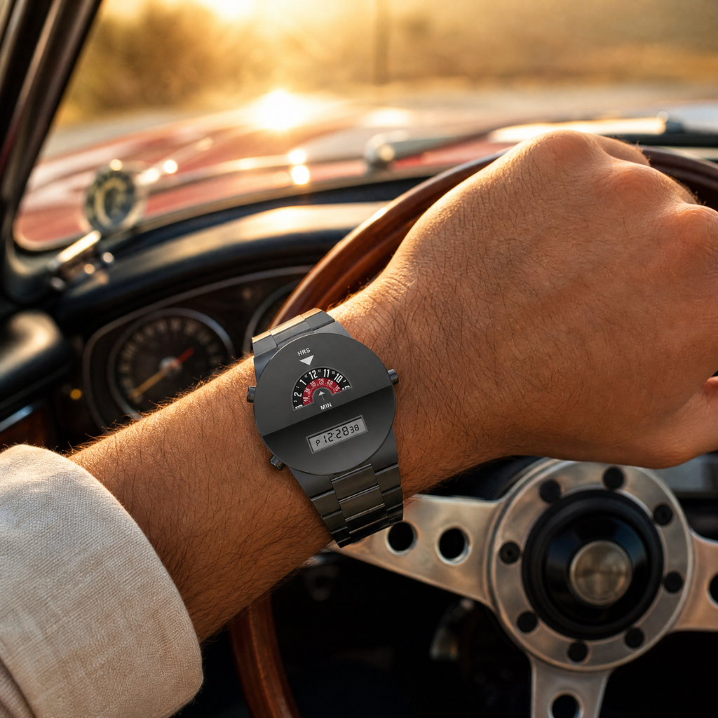 VORTAN on the wrist - racing golden hour