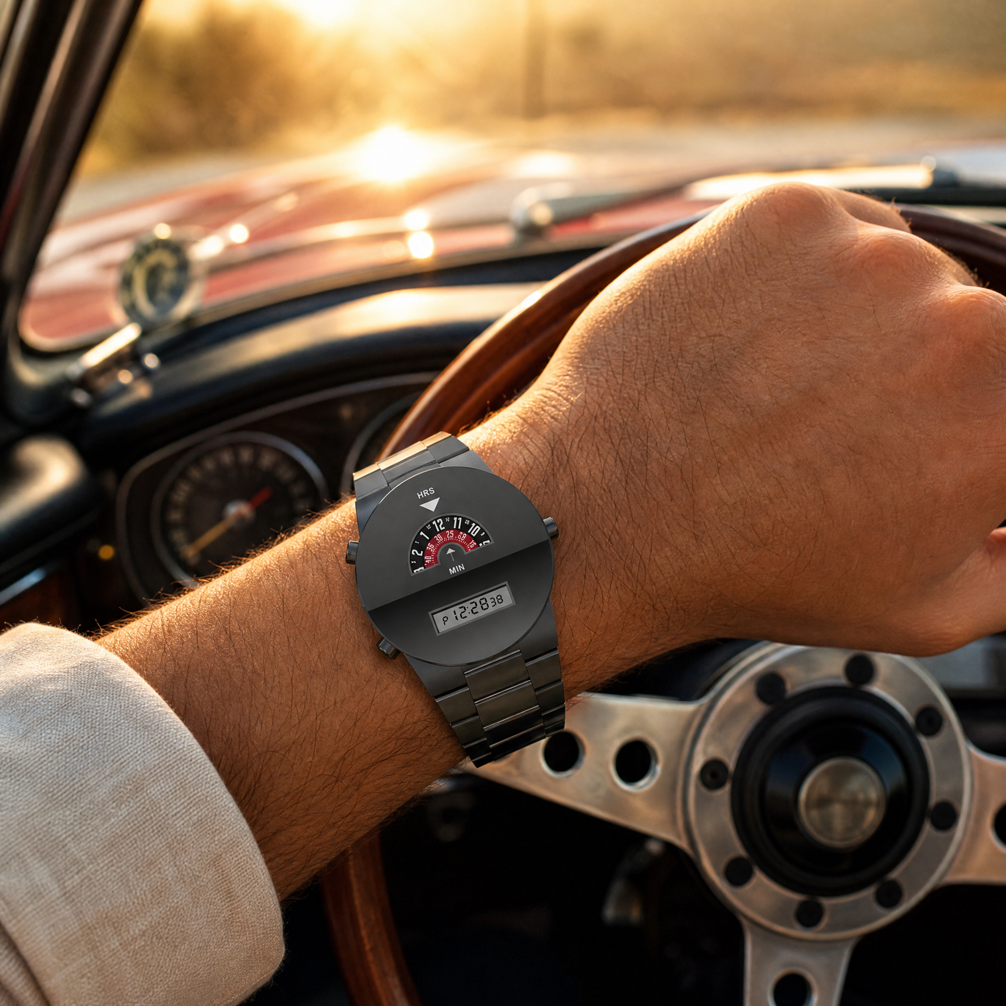 VORTAN on the wrist - racing golden hour