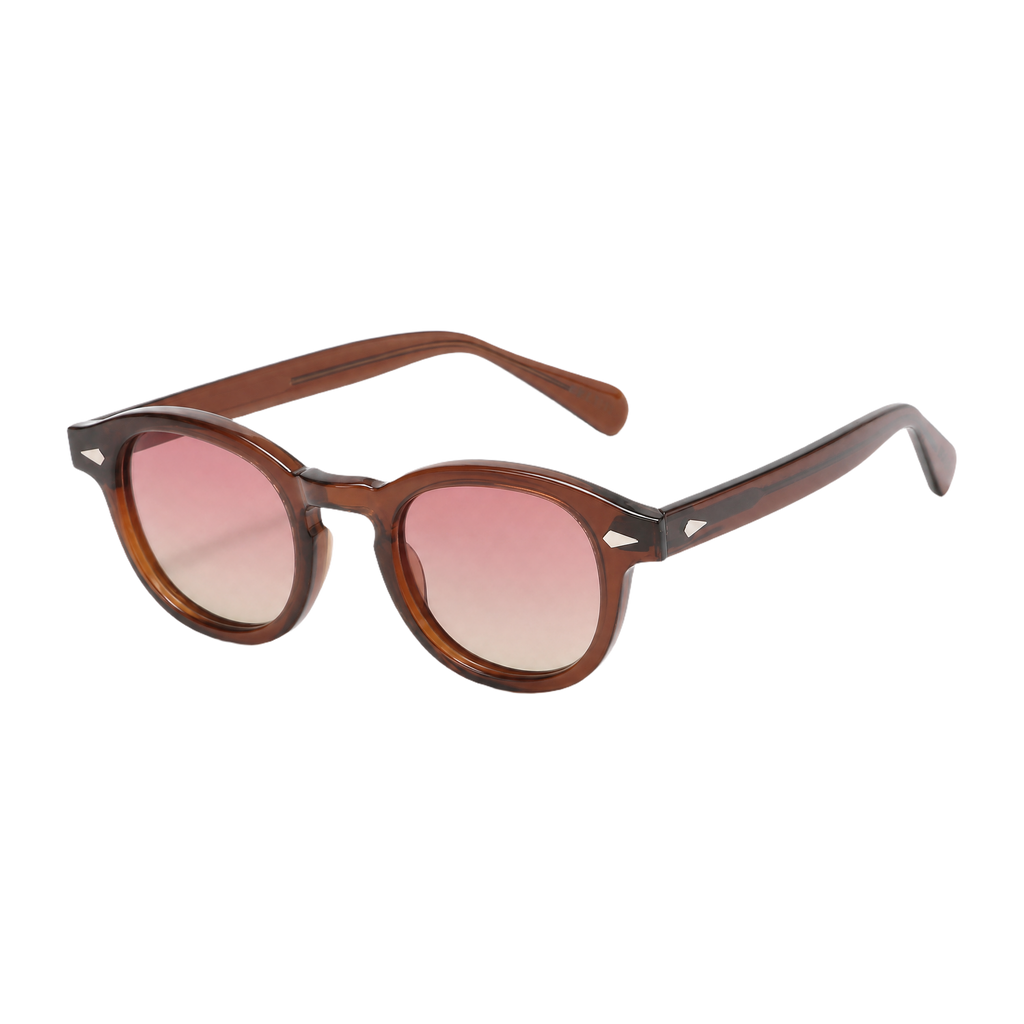 MV Onyx — Tortoise Acetate Sunglasses brown-pink yellow