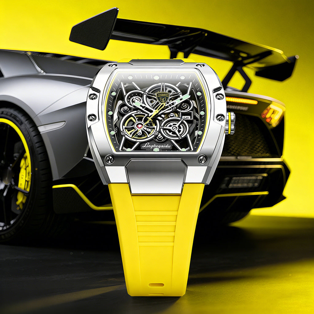 VOLTRYX – Men’s Designer Skeleton Sport Watch with Multi-Dial Display GIORGIO MARTINO WATCHES